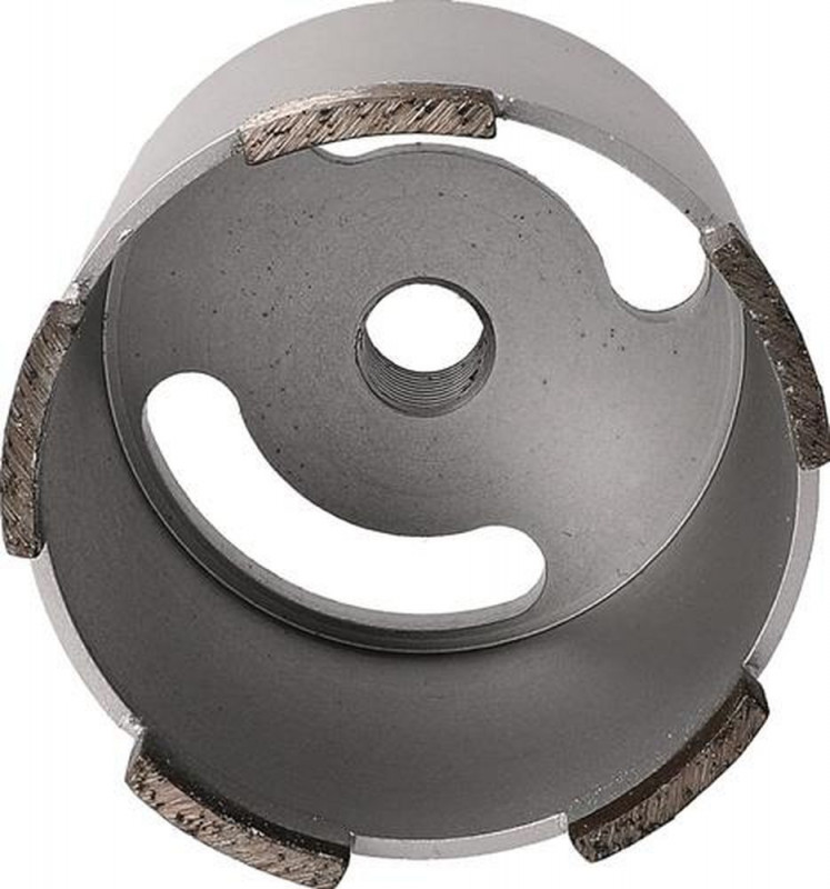 Heller Diamantdosensenker (Ø 82 mm Länge 95 mm 1 / f. Gasbeton, Natur-, Kalksandstein,Mauer) - 27219