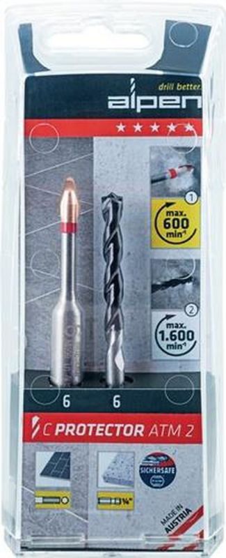 ALPEN Feinsteinzeugfliesenbohrerset Ø 8 mm - 0000303082100