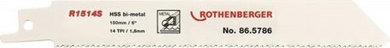 Rothenberger Säbelsägeblatt (Länge 150 mm Breite 20 mm / 1,8 mm) - 865786