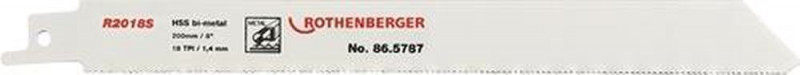 Rothenberger Säbelsägeblatt (Länge 200 mm Breite 20 mm / 1,4 mm) - 865787