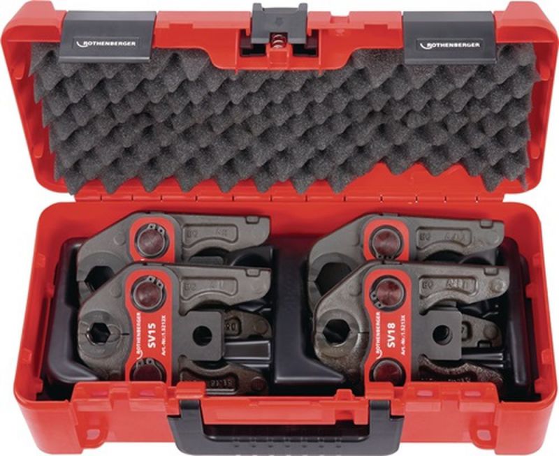 Rothenberger Pressbackenset 32 kN Nennweite 15-18-22-28 mm Typ M - 015062X