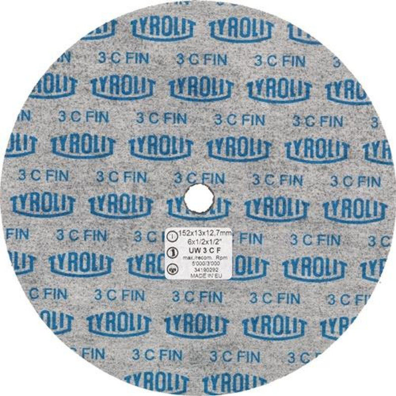 Tyrolit Kompaktscheibe (Ø152xB25x12,7mm / Form 1 VL UW UW 2 FEIN / Inhalt: 2 Stück) - 34190298