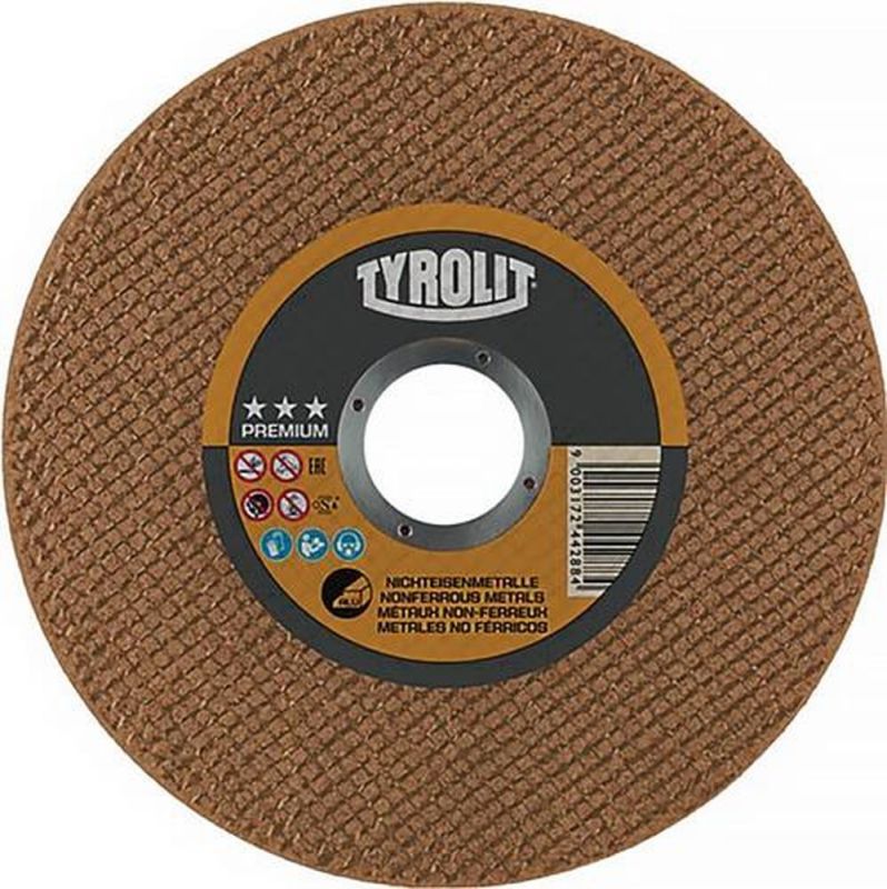 Tyrolit Trennscheibe Premium (D125x1,6mm gerade / NE-Metalle / Inhalt: 25 Stück) - 34332824