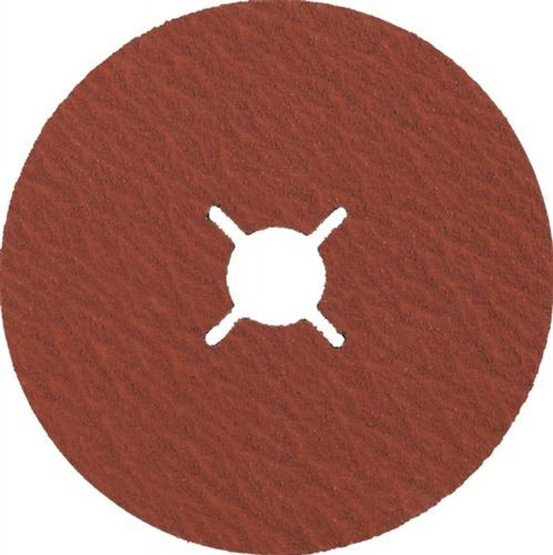 Tyrolit Fiberscheibe (Ø 125 mm Körnung 120 / Stahl, Edelstahl Keramikkorn / Inhalt: 25 Stück) - 34486205