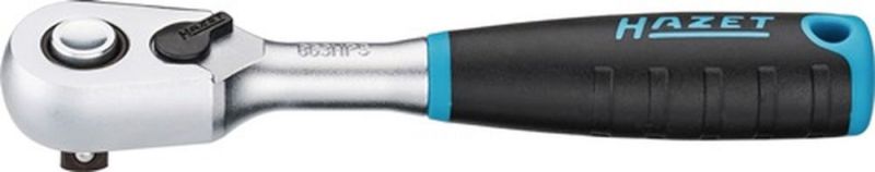 NW-HAZET Hebelumschaltknarre (1/4 “ 90 Zähne / 2-Komponentengriff) - 863HPS