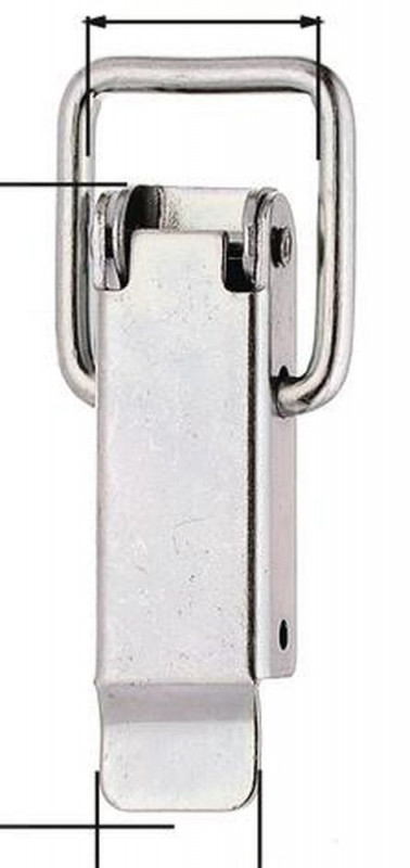 NW-GAH Kistenverschluss (Höhe 61 mm Breite 18 mm Stahl / galv. verz. dickschichtpassiviert / Inhalt: 50 Stück) - 347710