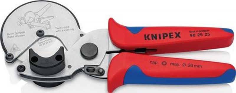 NW-KNIPEX Rohrschneider (für Rohre Ø 26 mm / Länge 210 mm) - 90 25 25