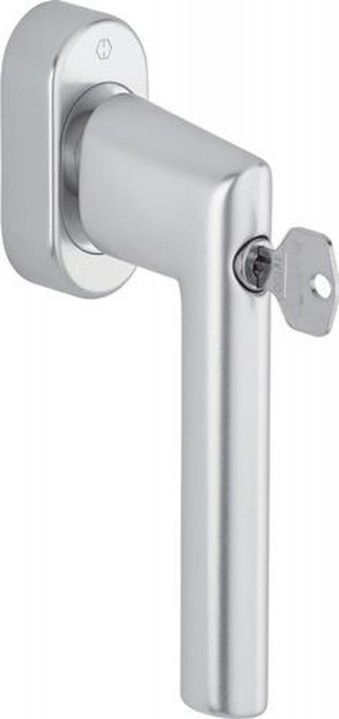 NW-HOPPE Fenstergriff (Aluminium 32-42 mm / F1/silberfarbig) - 12024995