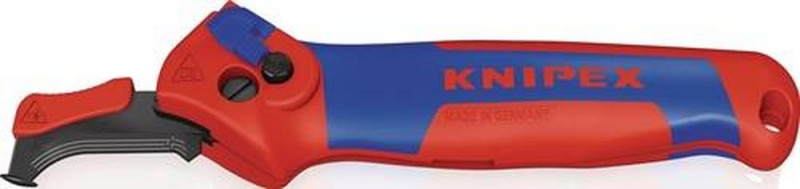 NW-KNIPEX Abmantelungsmesser (Gesamtlänge 146 mm / mit Hakenklinge) - 16 50 145 SB
