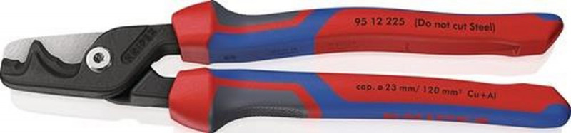 NW-KNIPEX Kabelschere (Länge 225 mm / Kopf brüniert) - 95 12 225