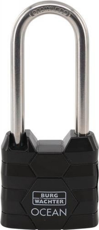 ASW Zylindervorhangschloss (Schlosskörperbreite 40 mm / Inhalt: 5 Stück) - 490 Ni HB 40 65