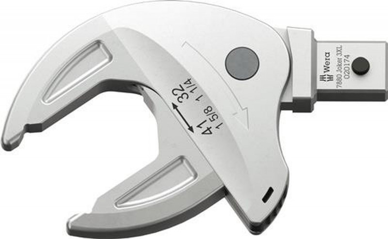 NW-Wera Einsteckmaulschlüssel Schlüsselweite 32-41 mm 14x18 mm - 05020174001