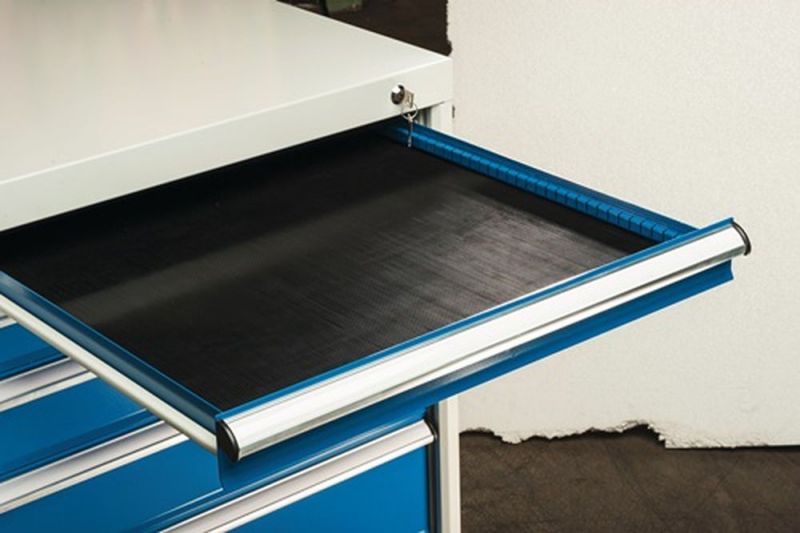 Lutz Schubladengummieinlage (schwarz / für Schrankbreite 572 mm) - SEA-RGS