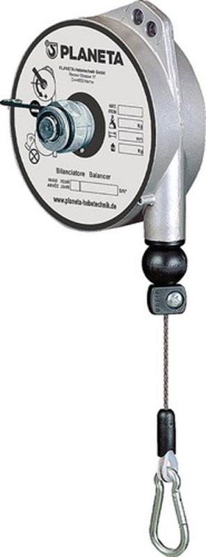PLANETA Federzug (Tragfähigkeit 1-2,5 kg / Edelstahl-Drahtseil Seillänge 2,0 m) - G30003