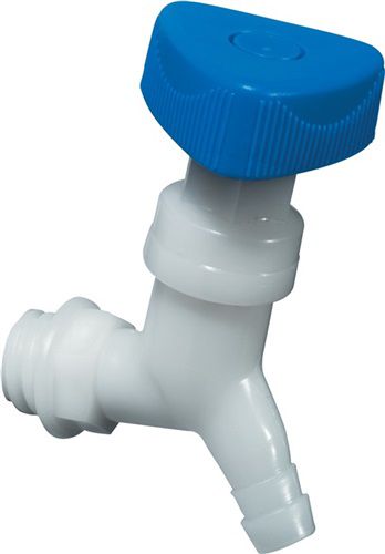 hünersdorff Auslaufhahn (Kunststoff 12,70 mm / gekröpft) - 520700