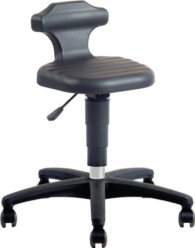 Bimos Drehhocker (Rollen Integralschaum schwarz / Sitzhöhenverstellung 450-650 mm) - 9408-2000