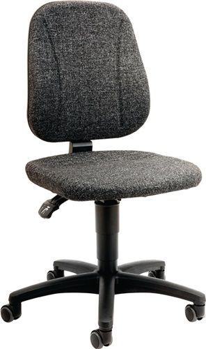 Bimos Arbeitsdrehstuhl (Rollen / Stoffpolster grau) - 9653-CI11