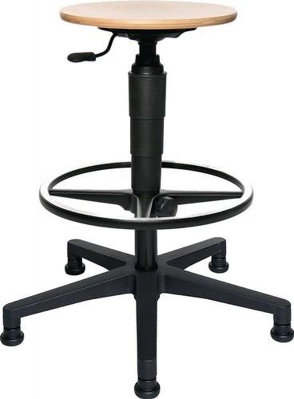 Topstar Drehhocker (mit Gleiter / Buche) - 72260HO1T