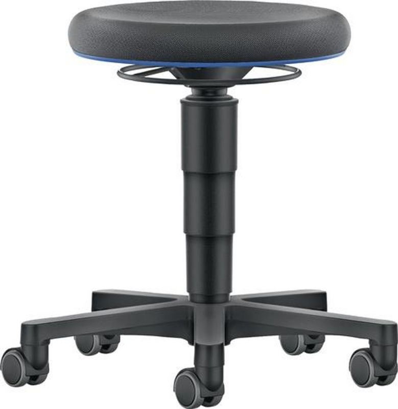 Bimos Drehhocker (Rollen Integralschaum / Integralschaum schwarz) - 9463-2000-3277-532