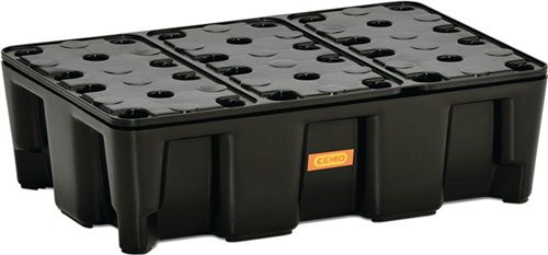 CEMO Auffangwanne (25 l L600xB400xH180mm / Polyethylen mit PE-Rost) - 10705