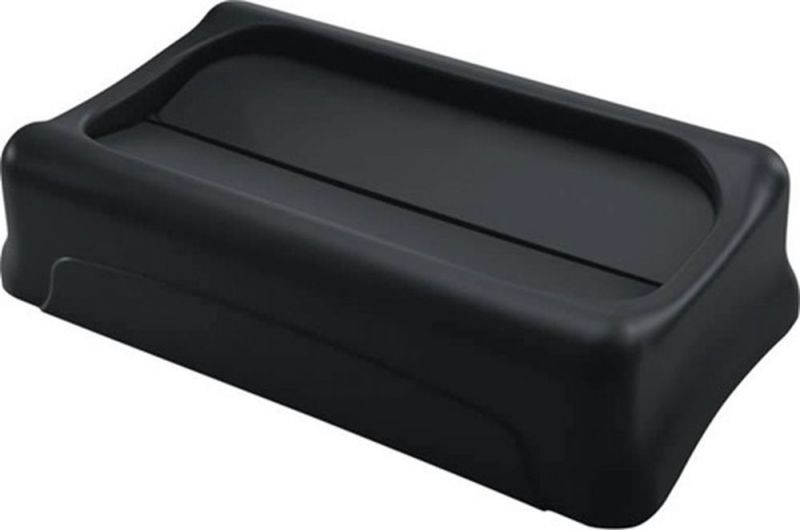 NW-FISKARS Deckel (Polyethylen schwarz B297xT521mm / passend für Wertstoffsammler 60/87 l) - FG267360BLA