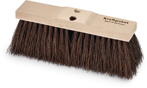 NW-Nölle Straßenbesen (Piassava Länge 400 mm / mit 2 Stiellöchern Sattelholz) - 245270