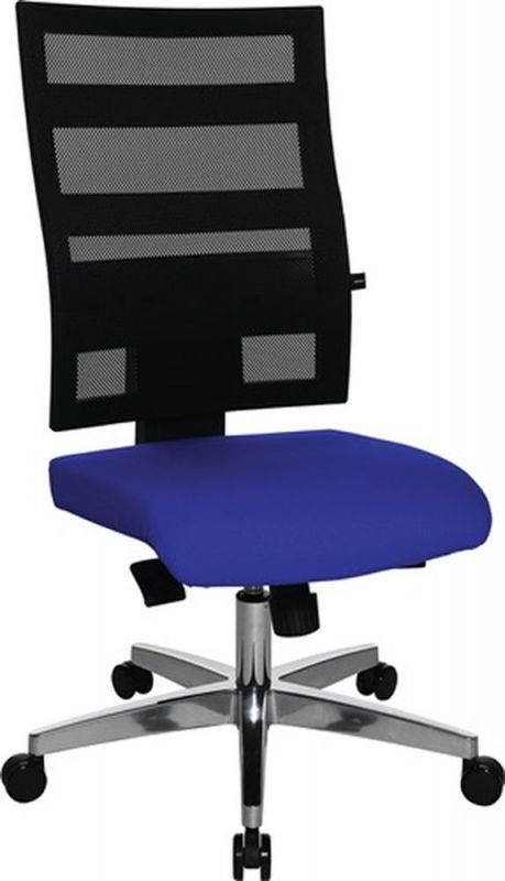 Topstar Bürodrehstuhl (mit Punktsynchrontechnik / schwarz/blau 450-550 mm) - 9590 T380