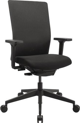 Topstar Bürodrehstuhl (mit Synchronmechanik / schwarz/schwarz 420 - 540 mm) - PA50OMT0MT0