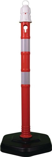 ALFRA Sperrpfosten (PPC rot/weiß Ø 63 mm / zum Aufstellen) - 12403ZR