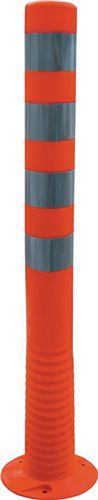 ALFRA Sperrpfosten (Kunststoff orange/weiß Ø 80 mm / zum Aufschrauben) - 12211 FP