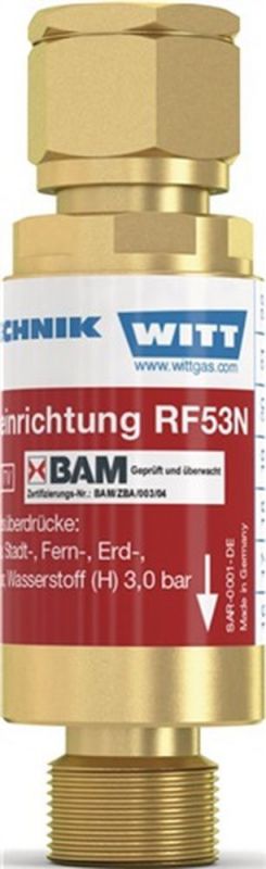 WITT Sicherheitseinrichtung (G 1/4“ RH / O2, Druckluft, nicht brennbare Gase) - 145.021