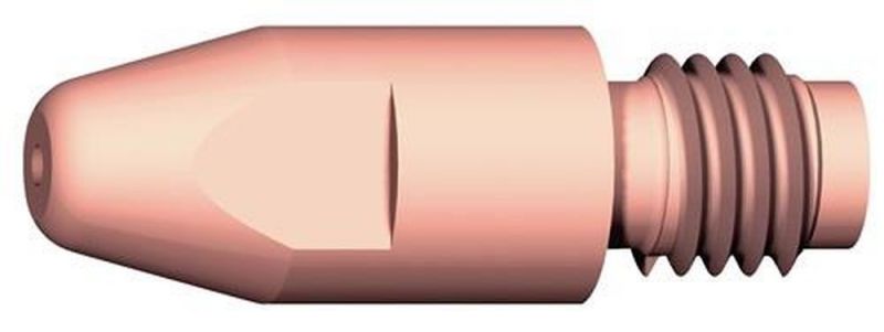 Binzel Stromdüse (Draht-Ø 0,8 mm M 8 Länge 30 mm / CuCrZr / Inhalt: 10 Stück) - 140.0117