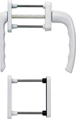 NW-HOPPE Balkongarnitur (Aluminium F9016 / 63-73 mm) - 3273952