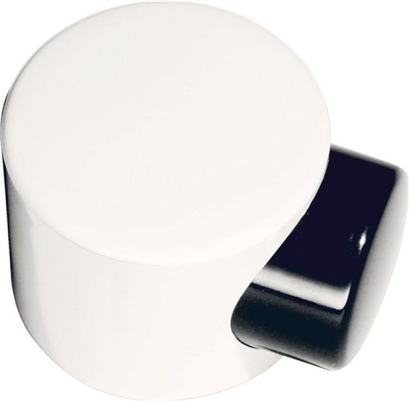 HEWI Bodentürpuffer (Ø 52 mm Höhe 42,5 mm / Kunststoff 99 reinweiß) - 615 99