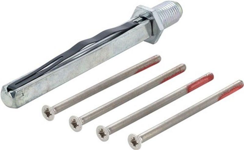 NW-HOPPE Befestigungs-Set (65-70 mm M4 x 75 / Vierkant 9 x 90 mm) - 11523615