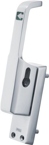 FUHR Türtreibriegel (DIN rechts silber eloxiert / Leichtmetall 23 mm) - TP982RE