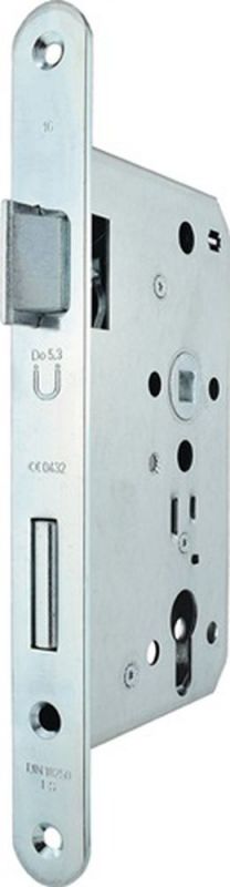 BEVER Feuerschutztürschloss (24/65/72/9 mm DIN links / Stahl verzinkt verzinkt) - 1007PL