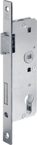 BKS Glastür-Einsteckschloss (PZW 20/35/72/8 mm DIN links / silber käntig) - 00071013