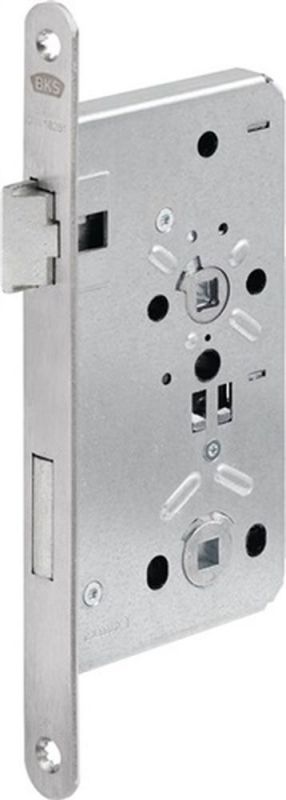 BKS Behörden-Einsteckschloss (BAD 20/55/78/8 mm DIN links / Edelstahl abgerundet) - B-06150-B1-L-8