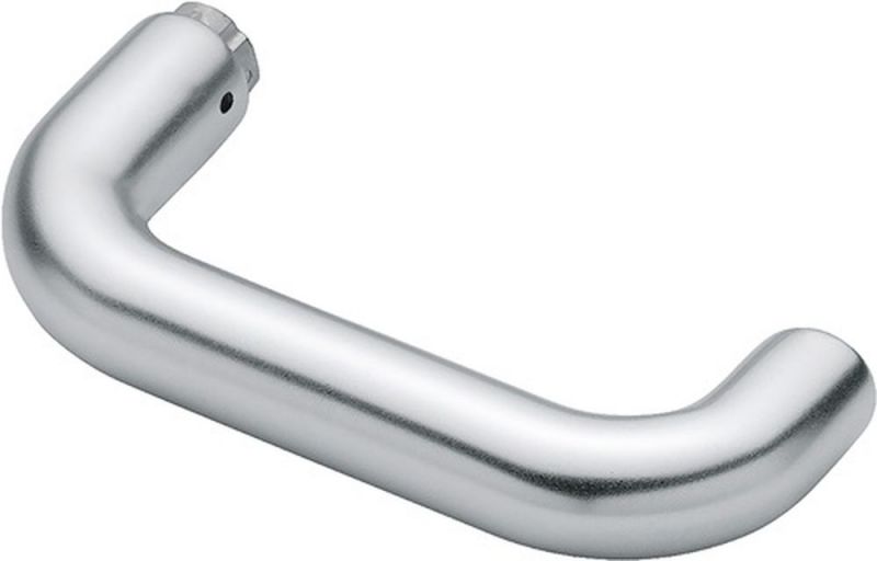 NW-HOPPE Türdrückerlochteil (Aluminium F2 / neusilberfarbig / Vierkant 8 mm) - 3397103