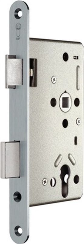 SSF Panik-Einsteckschloss (Panik-Funktion D abgerundet / 20/65/72/9 mm DIN links) - A2001D5L/501 RD