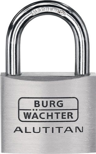 ASW Zylindervorhangschloss (Schlosskörperbreite 40 mm / Alu verschiedenschließend) - 36060