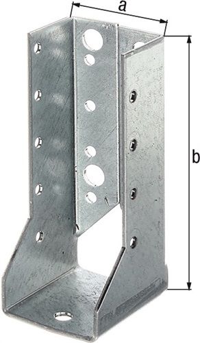 NW-GAH Balkenschuh (2 mm ETA-08/0171 / Stahl sendzimirverzinkt / Inhalt: 50 Stück) - 336745