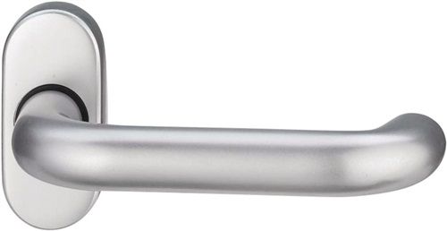 Dieckmann Feuerschutzdrückerlochteil (Edelstahl EST / gerade) - 1103/2133/00