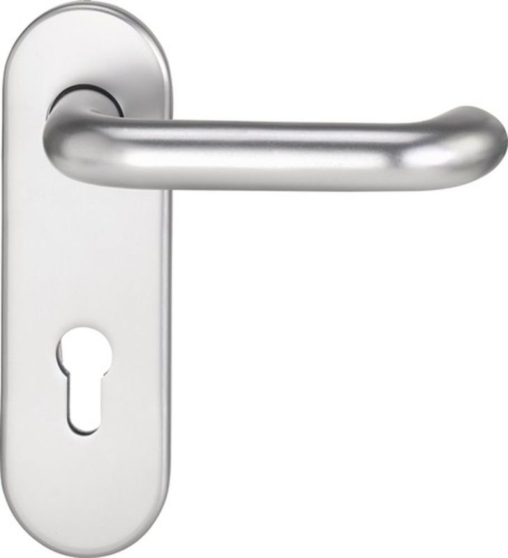 Dieckmann Feuerschutzgarnitur (Edelstahl F00 D/D / für Türstärke 40-65 mm PZ abgerundet) - 5203/7203/00