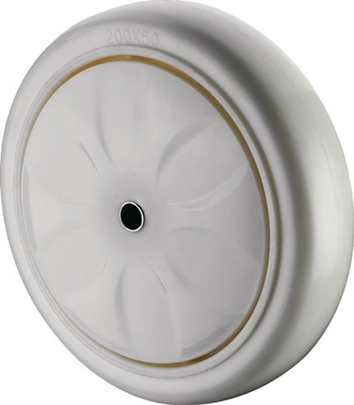 BS ROLLEN Ersatzrad (Rad-Ø 150 mm Tragfähigkeit 650 kg / Kunststoff weiß) - B15.156