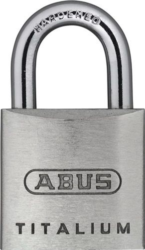 NW-ABUS Zylindervorhangschloss (Schlosskörperbreite 20 mm / Titalium verschiedenschließend) - 10079458-01