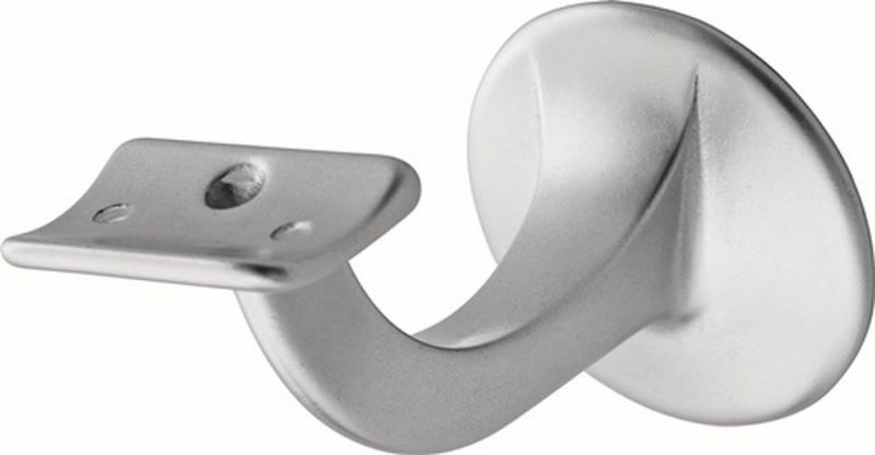 Hermeta Handlaufträger (Aluminium silberfarbig eloxiert / Durchmesser Wandplatte 56 mm) - 3506-01E