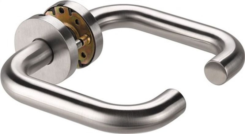 AMF Drückergarnitur (Edelstahl D/D ohne Schlüsselrosette / ohne) - 553121