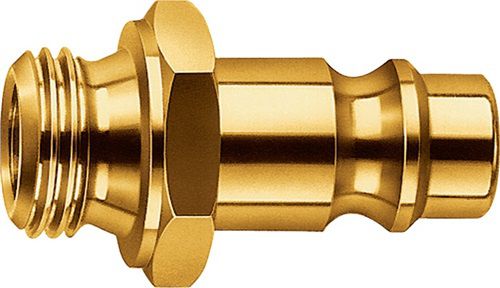 EWO Stecknippel (Messing Stecker DN 7,2 / Außengewinde G 1/4 “ / Inhalt: 10 Stück) - 308-053